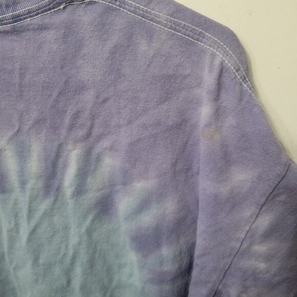 Playboy Bunny Tie Dye Tee Flower Men's Large Throwback Short Sleeve T-Shirt - Picture 3 of 7